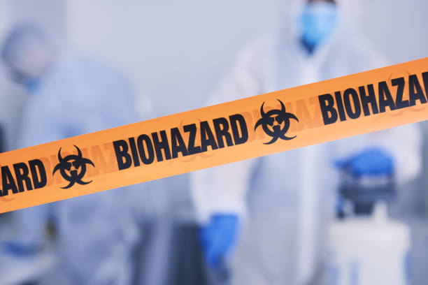 Professional Biohazard Cleanup technician working in Hibernia, NJ